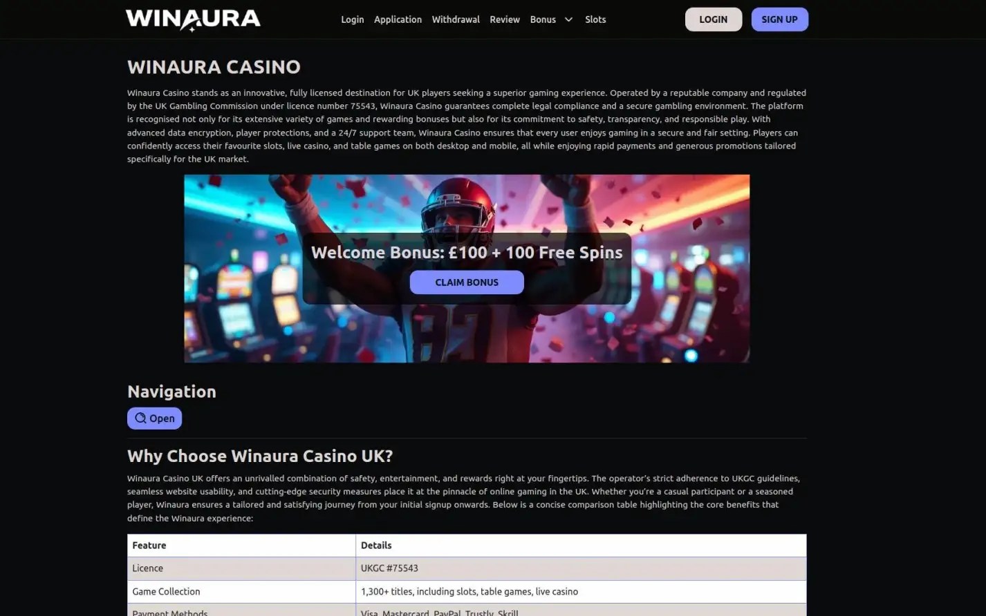 Winaura Casino Promo Codes In United Kingdom: Find And Redeem Winaura Casino Promo Codes In United Kingdom: Find And Redeem