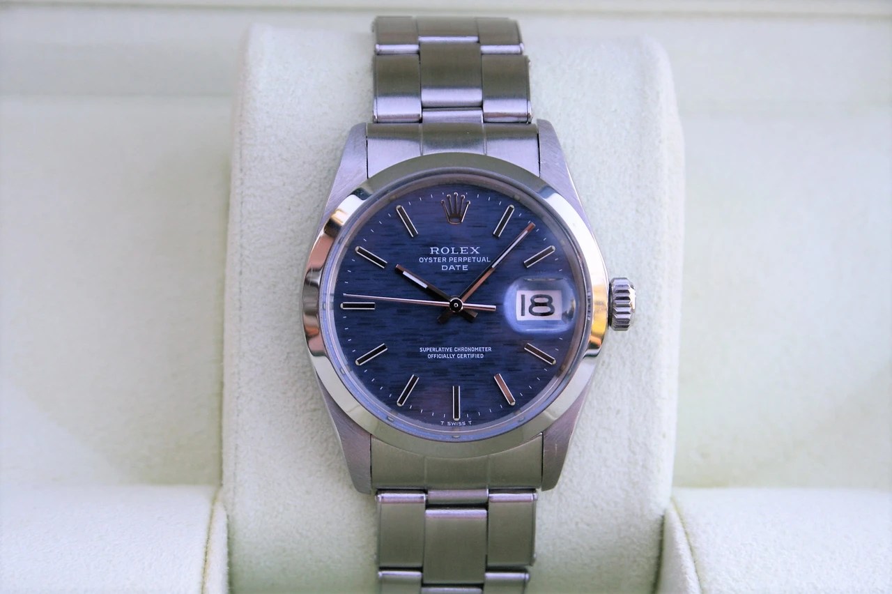 Fs Rolex 1500 0 Date 1970 Vintage Linen Blue Dial Rolex Forums Rolex Watch Forum