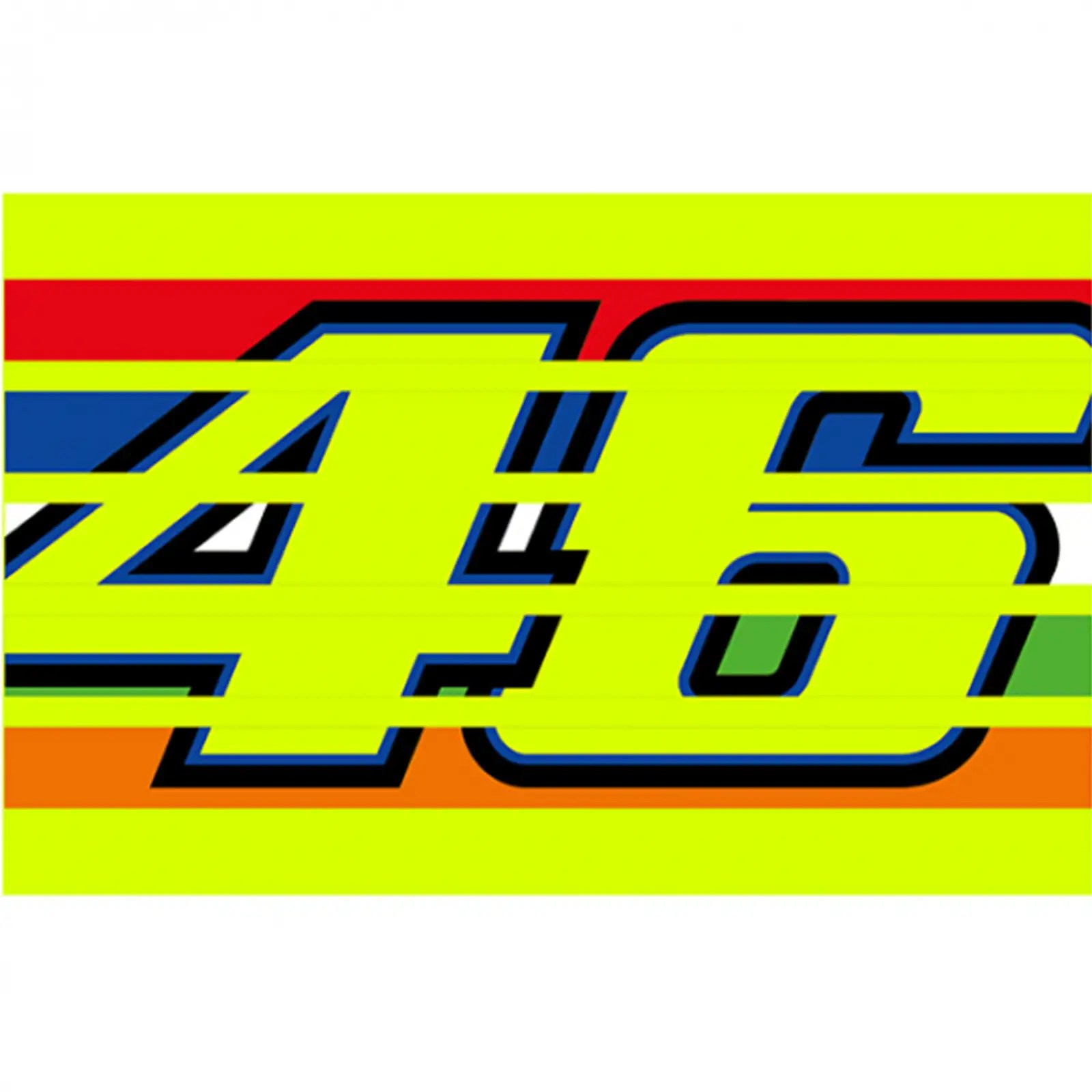 Dettagli Su Vr46 Valentino Rossi Motogp A Righe Bandiera Multi Moto Bandiera