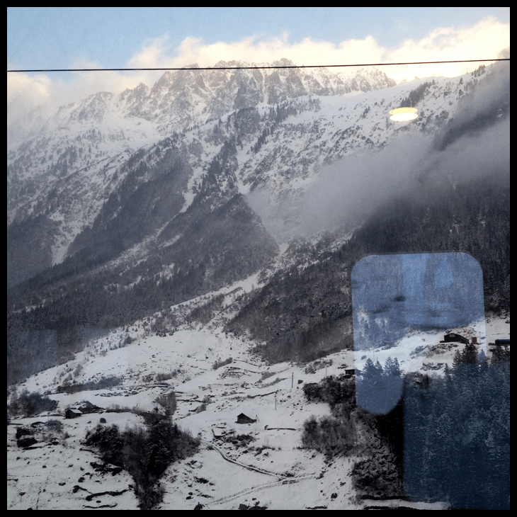 Schneechaos auf der Hinfahrt