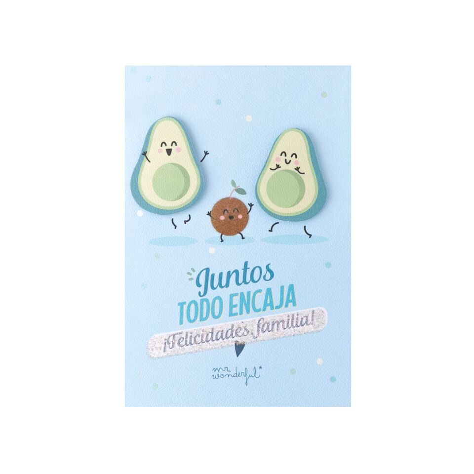 Postal Mr Wonderful: Juntos todo encaja ¡Felicidades Familia!  »  Imaxinatia