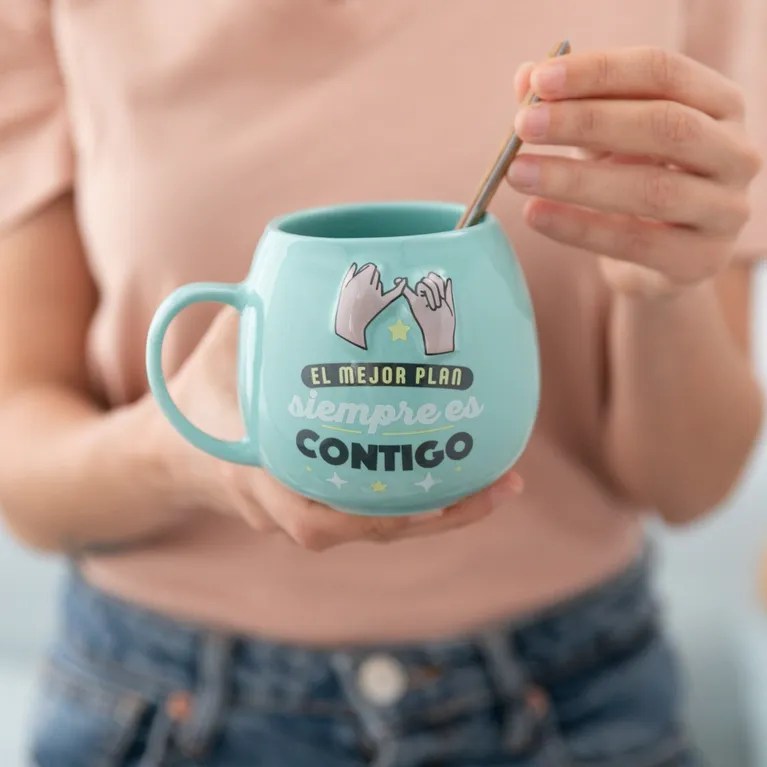 Taza prima, contigo todo es inmensamente mejor Mr. Wonderful