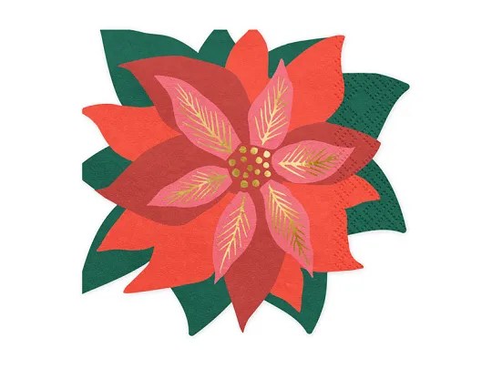 Servilletas Flor de Navidad