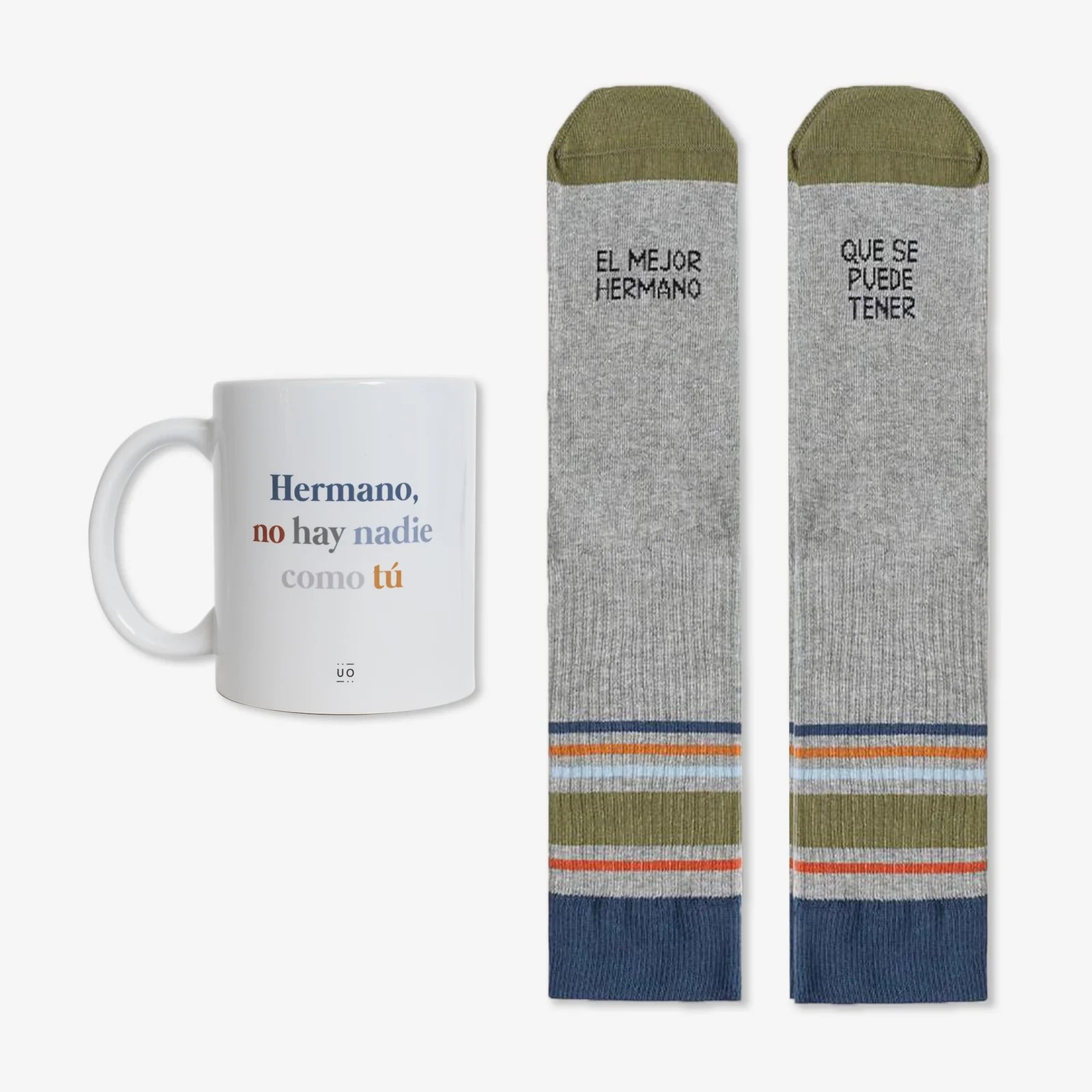 Kit Taza y Calcetines "Hermano" UO
