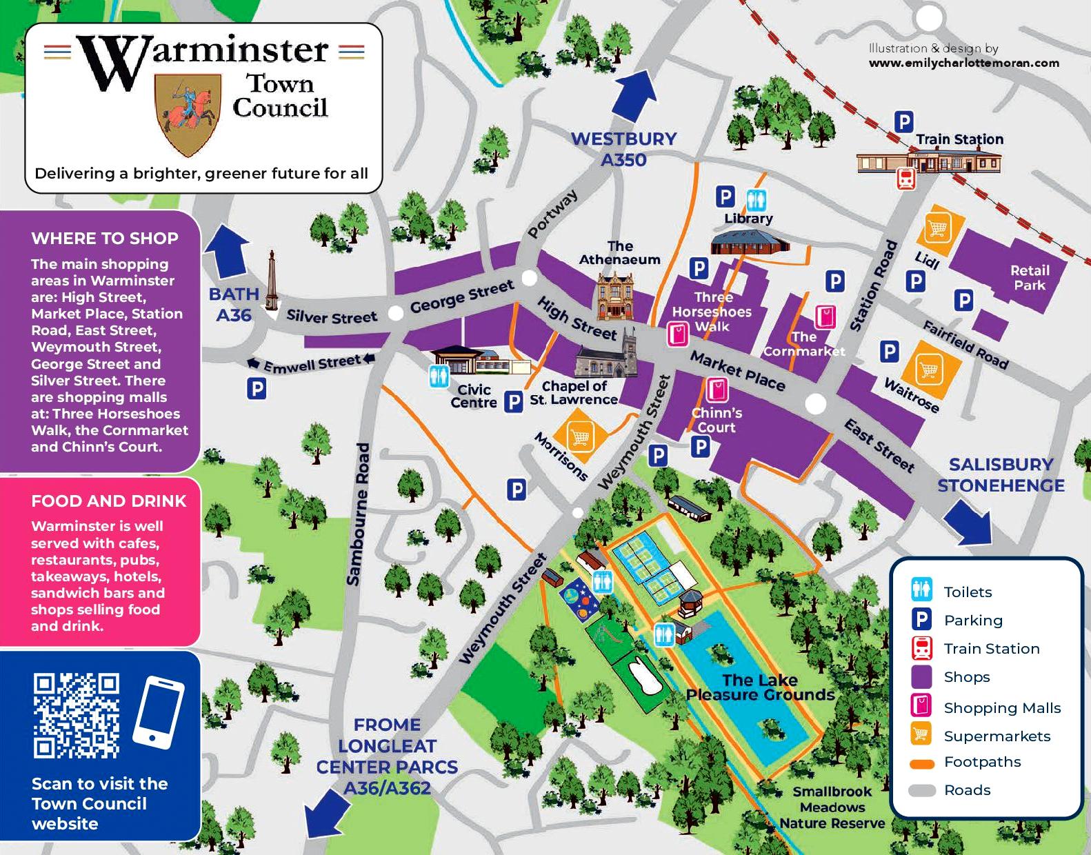 Exploring Warminster Imberbus Warminster Map 