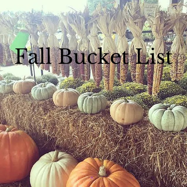 Autumn Bucket List 2015