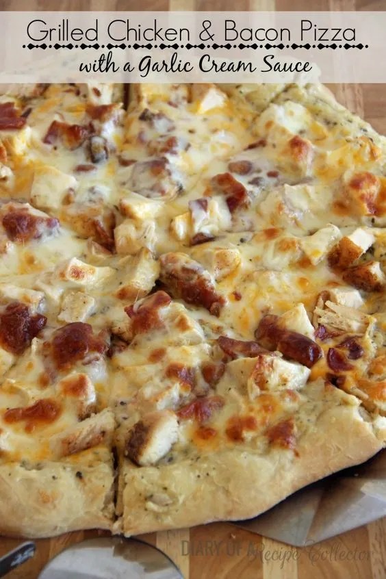 Recipe: Grilled Chicken & Bacon Homemade Pizza