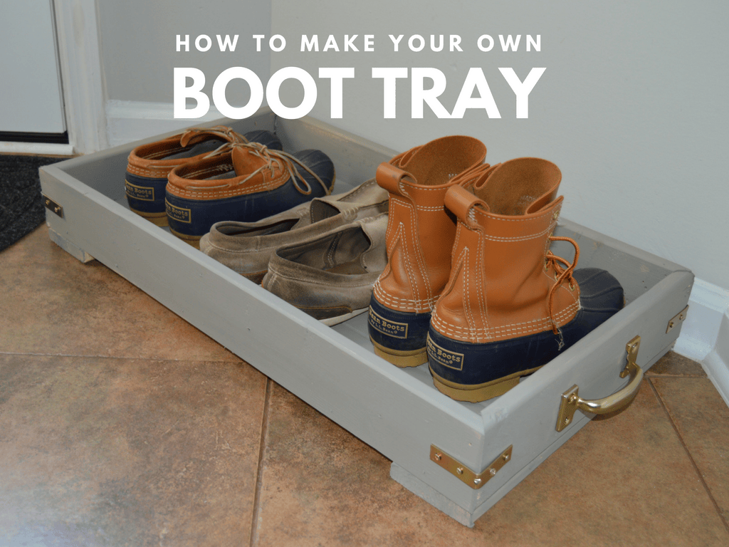 Do It Yourself Boot Tray