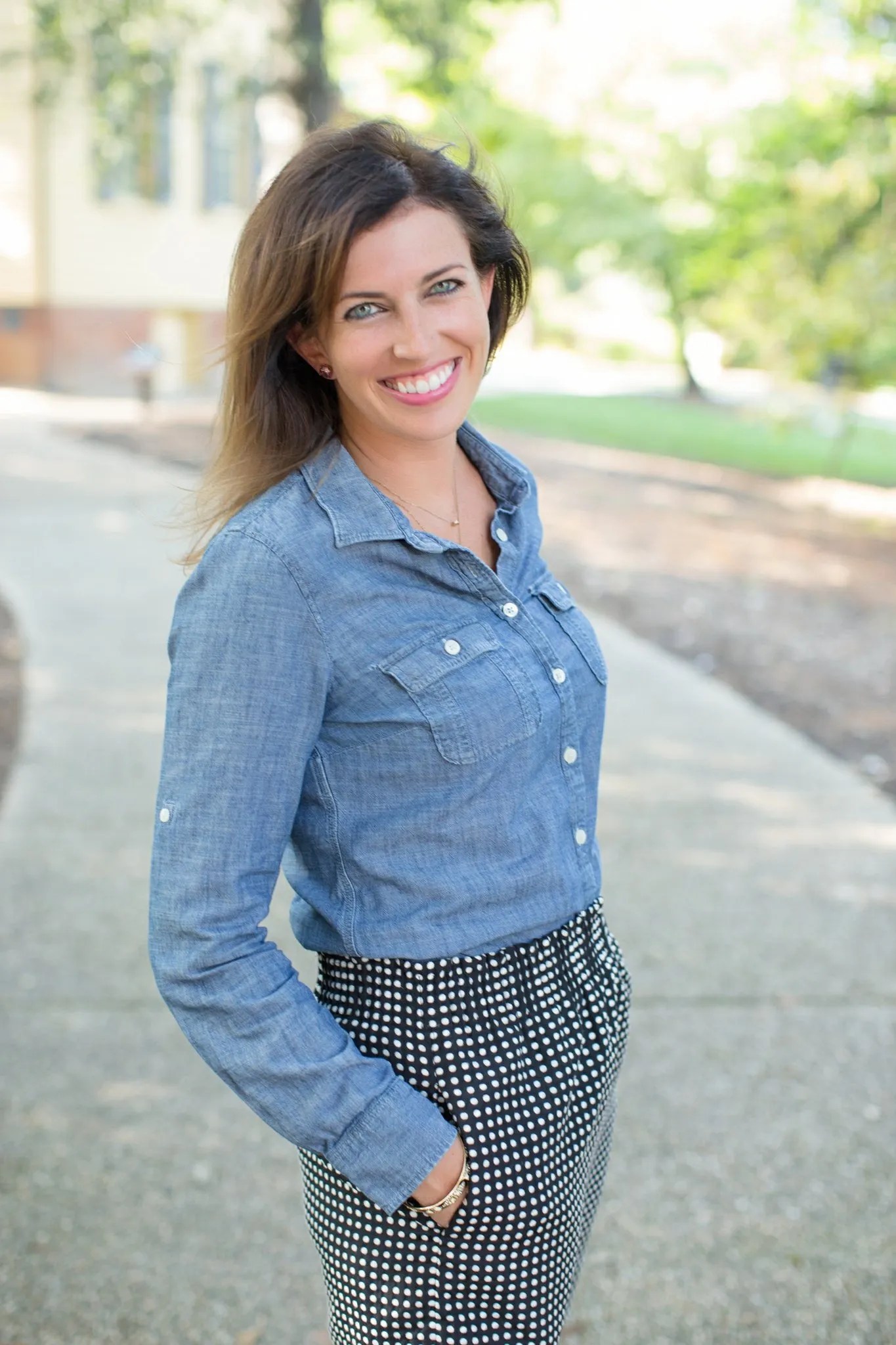 hunter boots blue dot