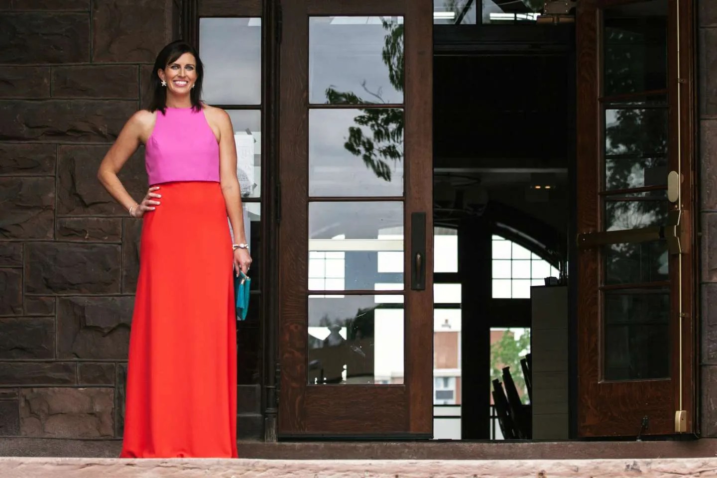 A Color Block Maxi for Summer Weddings - I'm Fixin' To - @mbg0112