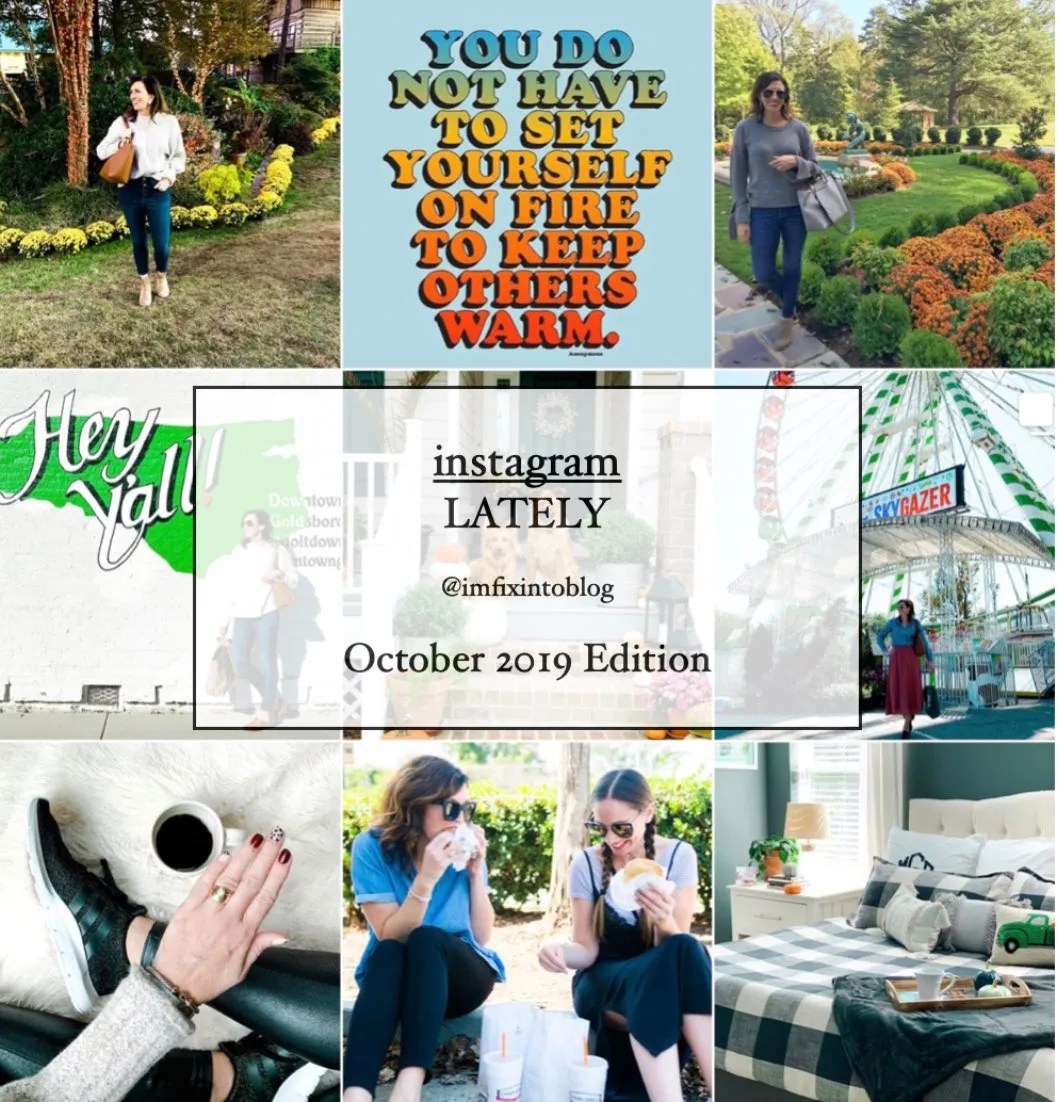 October 2019 Instagram Fashion Roundup featured by top US fashion blog, I'm Fixin' To | Welcome November + October 2019 Instagram Roundup - I'm Fixin' To - @mbg0112
