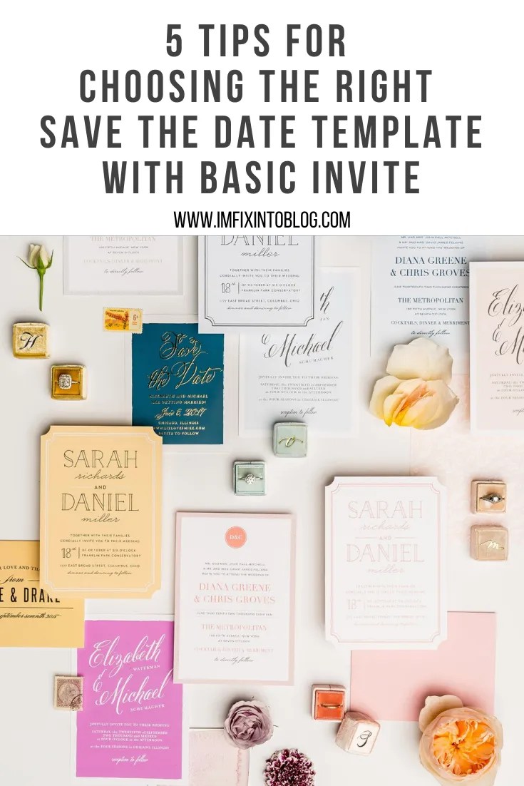 5 Tips for Choosing the Right Save the Date Template - I'm Fixin' To - @mbg0112