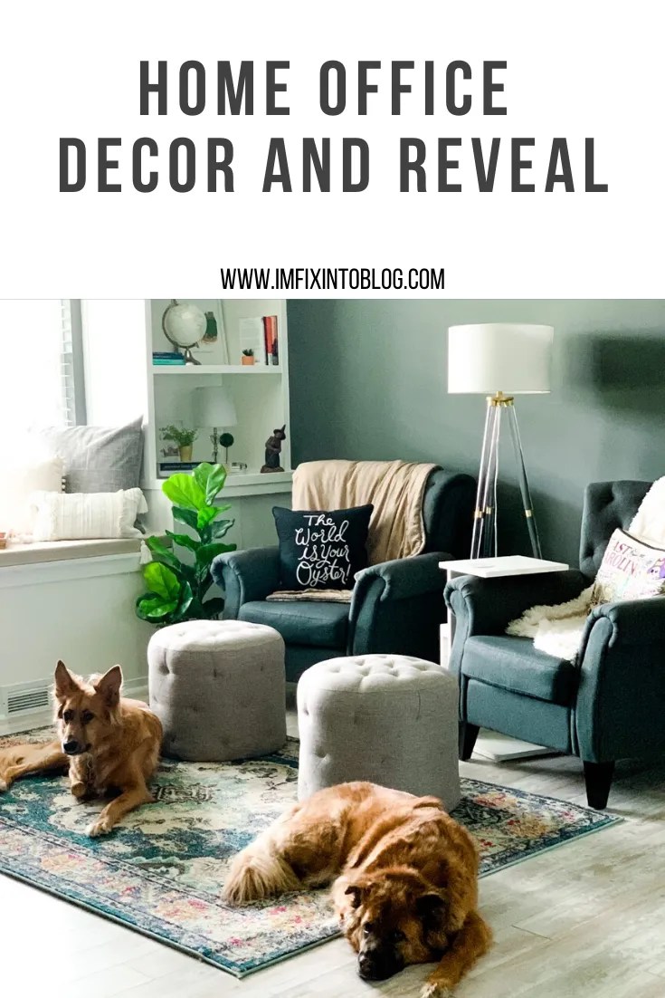 Home Office Decor and Reveal - I'm Fixin' To - @mbg0112