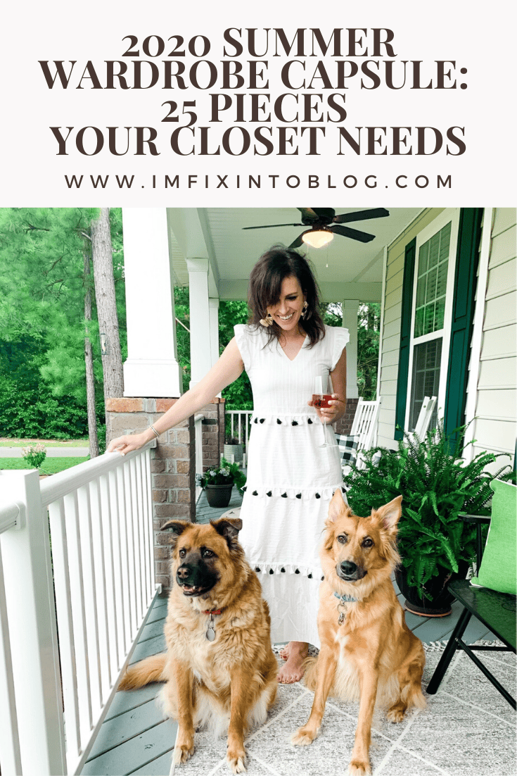 2020 Summer Wardrobe Capsule: 25 Pieces your Closet Needs - I'm Fixin' To - @mbg0112