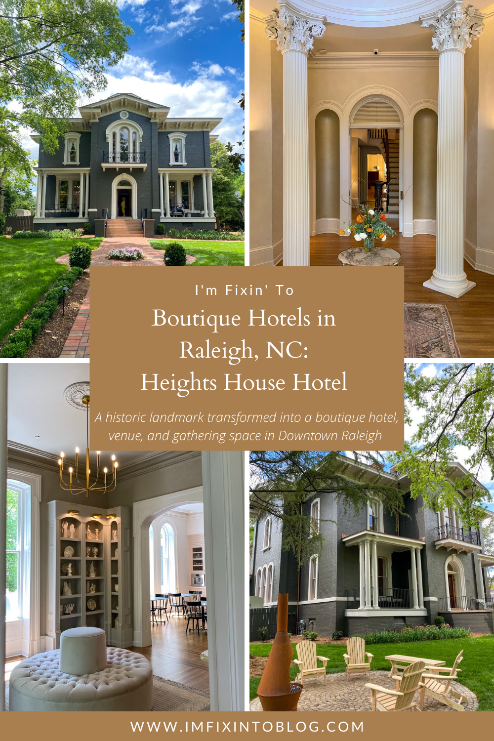 Boutique Hotels in Raleigh, NC: Heights House Hotel Preview - I'm Fixin' To - @imfixintoblog