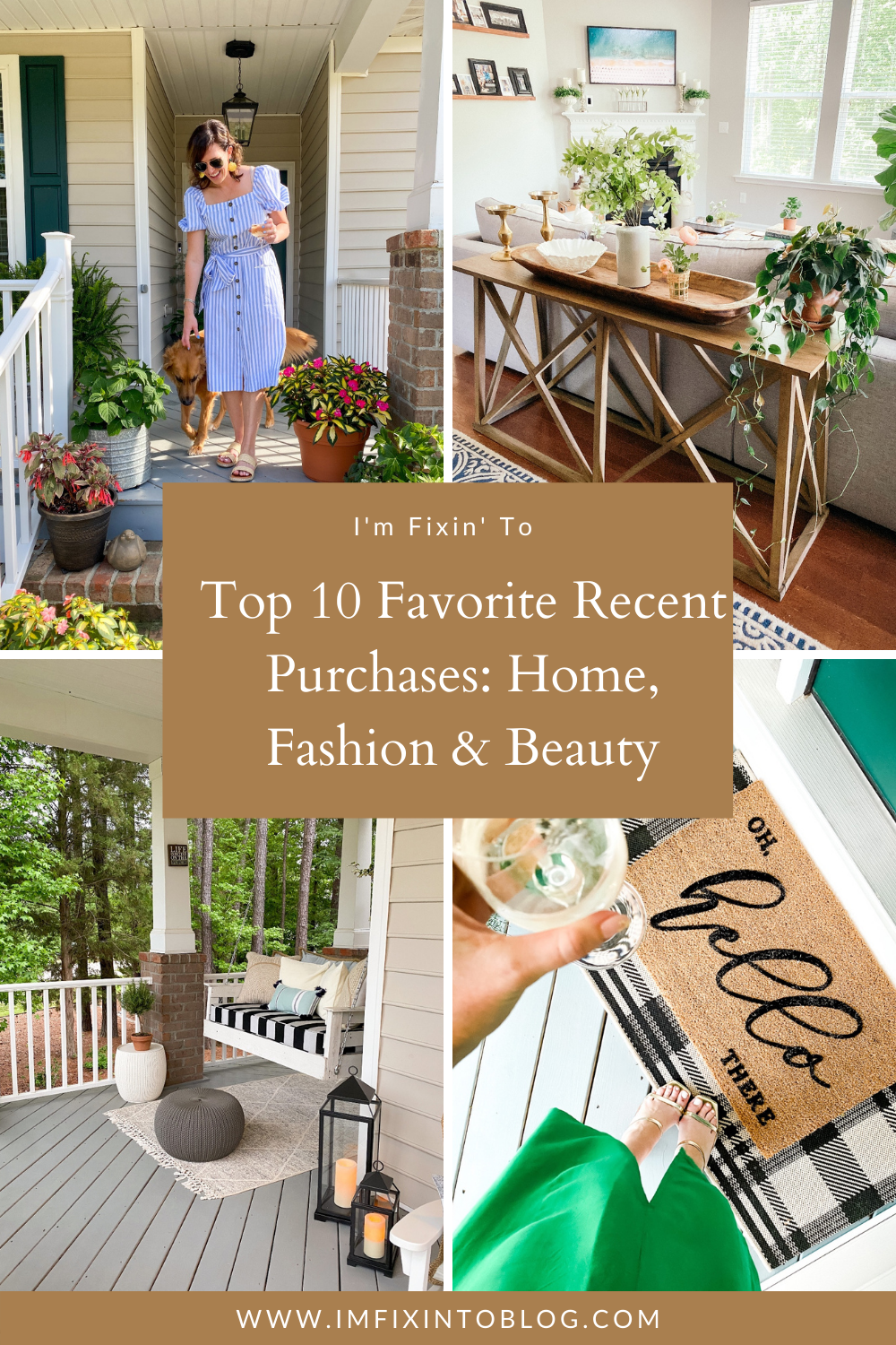 Top 10 Favorite Recent Purchases: Home, Fashion & Beauty featured by top NC lifestyle blogger, I'm Fixin' To