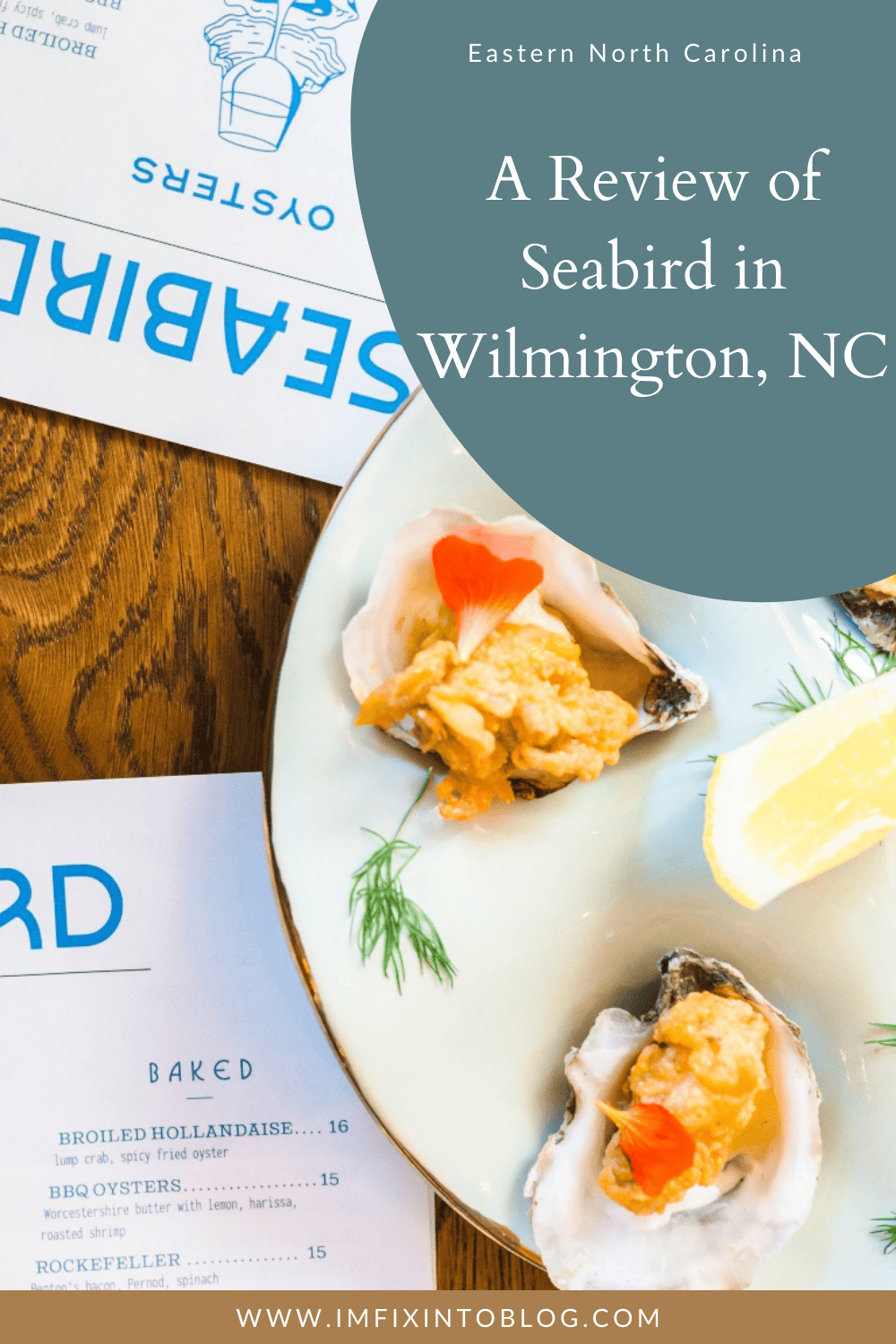 A Review of Seabird in Wilmington NC - I'm Fixin' To - @imfixintoblog