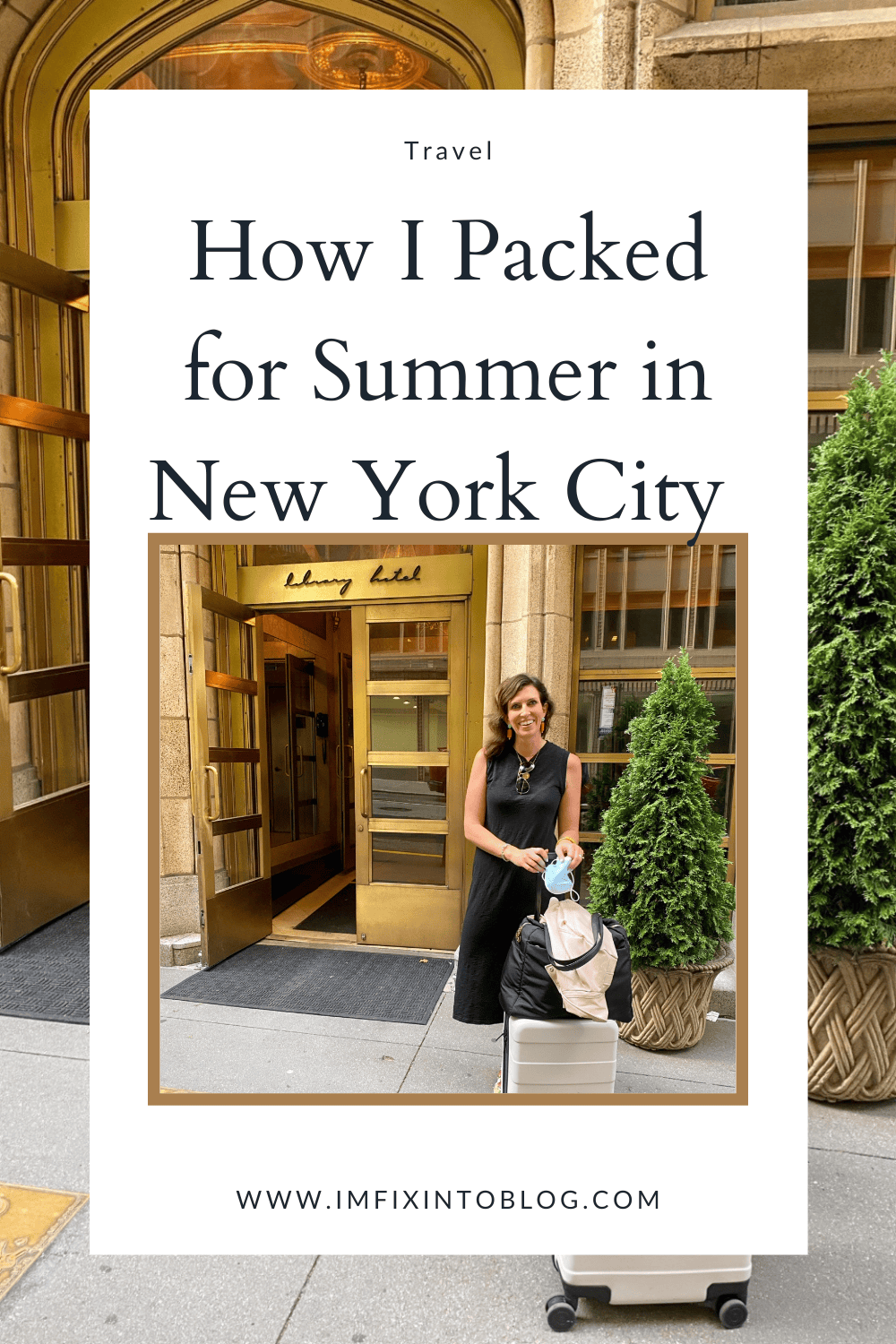 How I Packed for New York City - I'm Fixin' To - @imfixintoblog