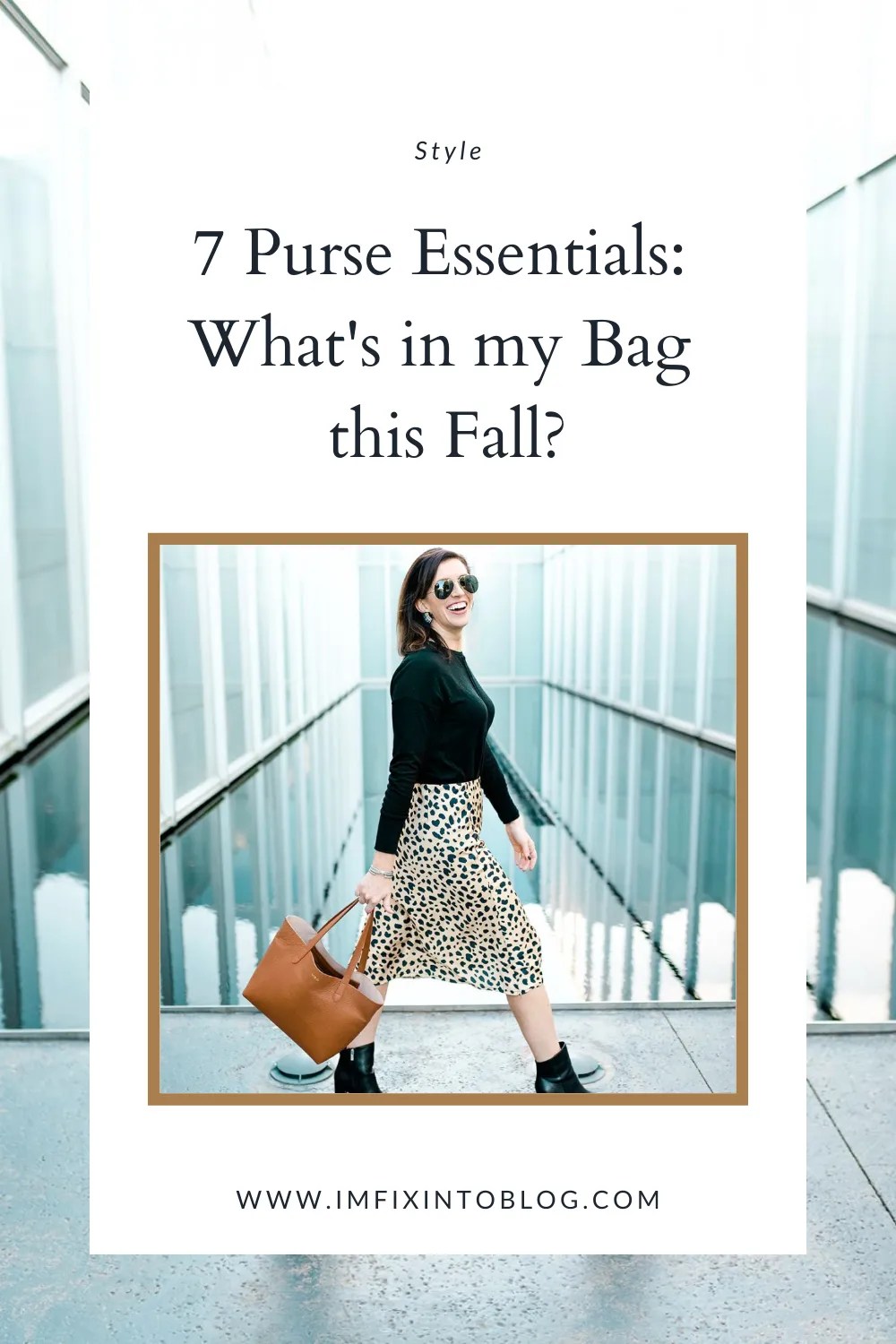 Purse Essentials for Fall featured by top NC lifestyle blogger, I'm Fixin' To