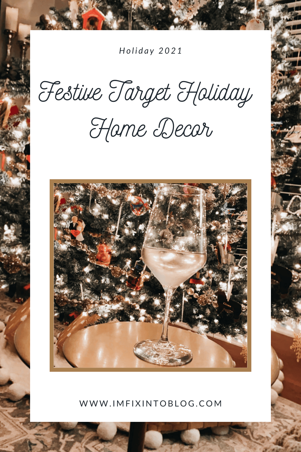 Festive Target Holiday Decor featured by top NC lifestyle blogger, I'm Fixin'To