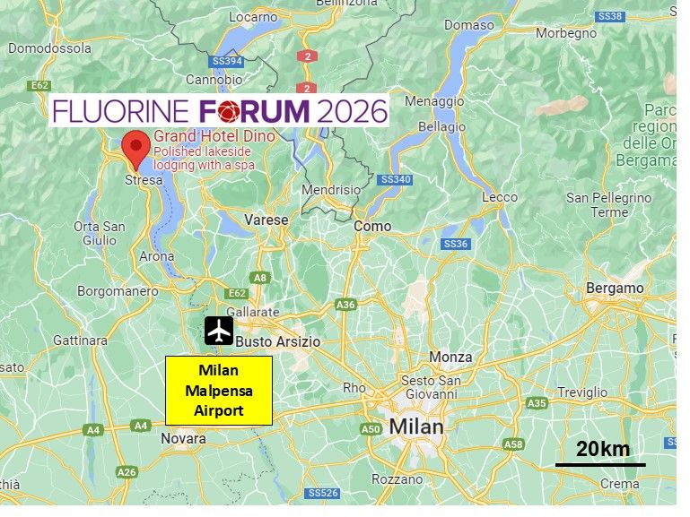 Fluorine Forum 2026 Venue Industrial Minerals Networking IMFORMED Dino Map FF26 