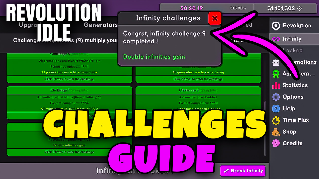 Revolution Idle Guides Game Vault Revolution Idle Challenges Guide 