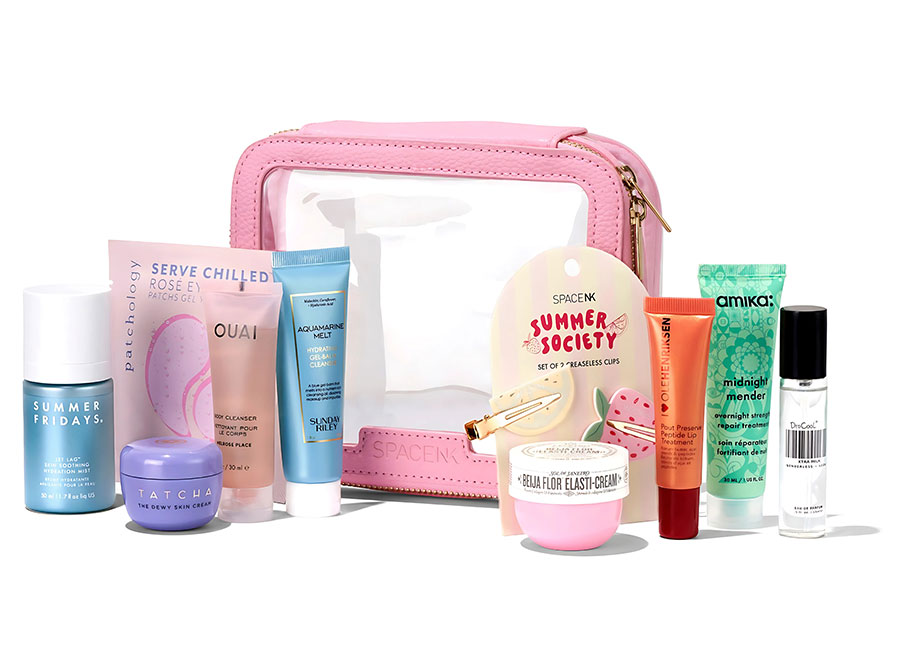 This travel beauty set is packed with cult products so you can holiday