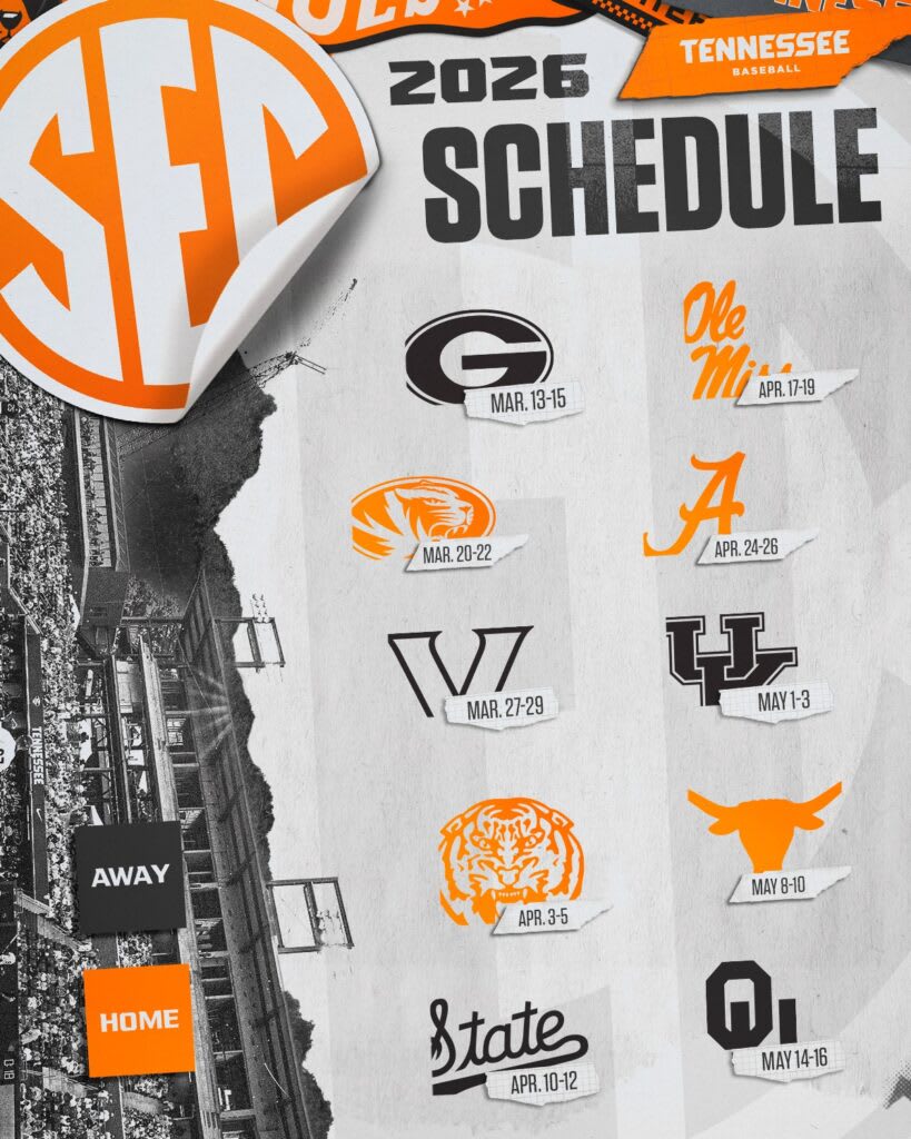 SEC Announces 2026 League Baseball Schedule