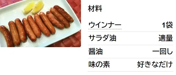 簡単♡私の好きなウインナー