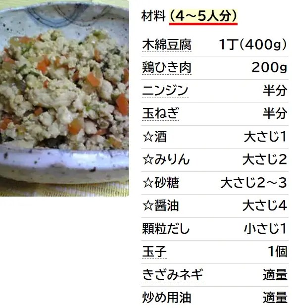 炒り豆腐♡たっぷりご飯にかけちゃって～！
