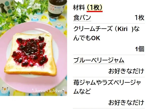 ♡ベリークリームチーズトースト♡