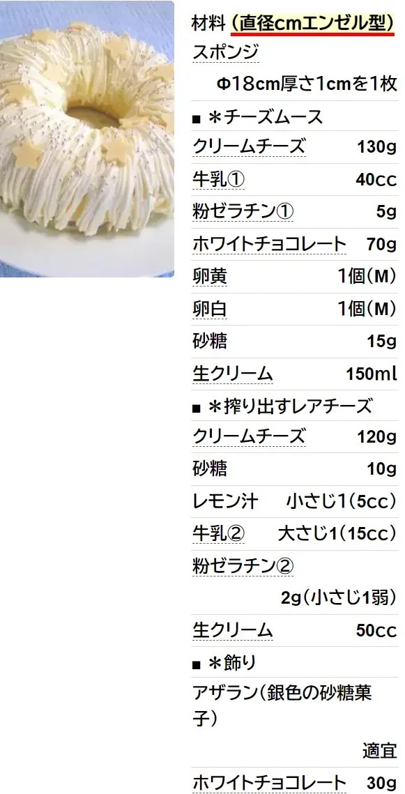 X'mas angel cake