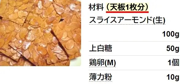 アーモンドチュイール