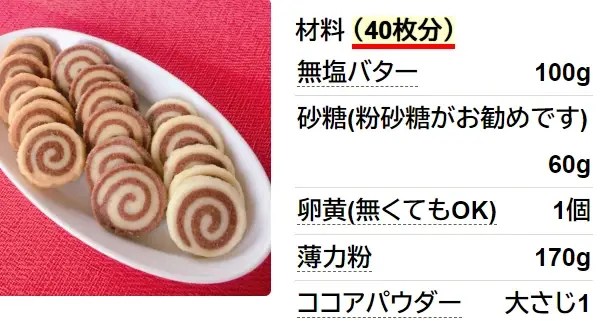 簡単♡うずまきアイスボックスクッキー♪