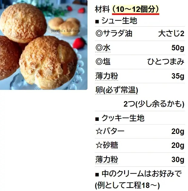 コツ有り！幸せのクッキーシュークリーム