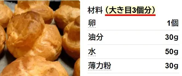 簡単ビッグシュークリーム