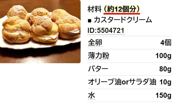 簡単 失敗しないシュークリーム