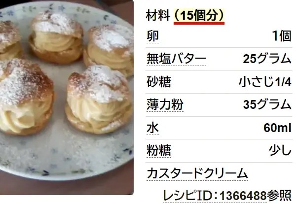 トースターで！簡単シュークリーム