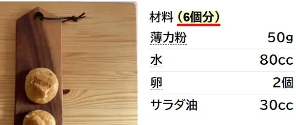 シュークリーム