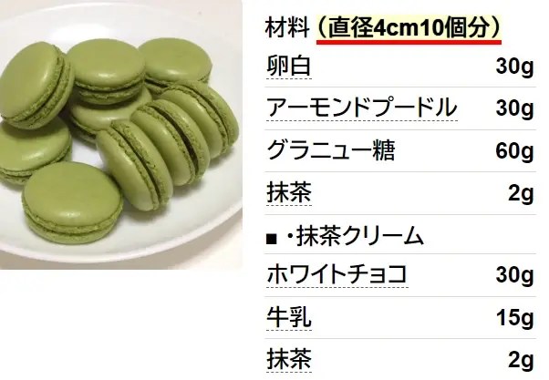 マカロン（抹茶）