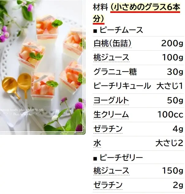 ♡ピーチムース♡