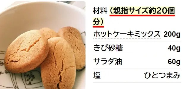 ちんすこう(HMでかんたんおやつ♪)