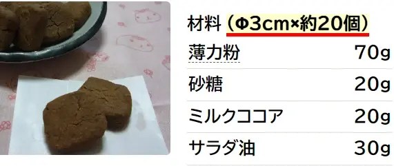 ココア風味のちんすこう