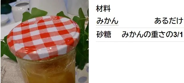 材料2つで簡単!!みかんジャム