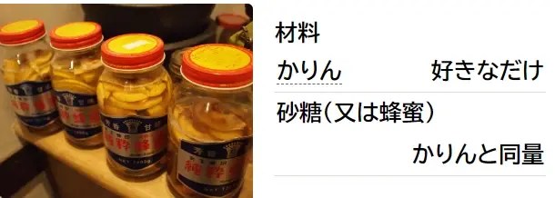 かりんシロップ