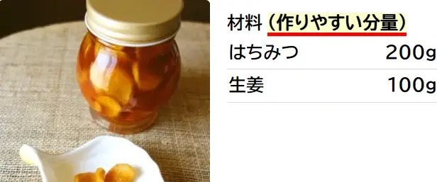 はちみつ生姜シロップ