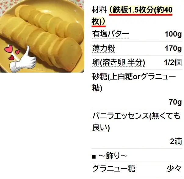 さくさく濃厚！塩バタークッキー♪♪