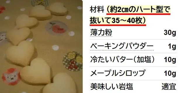 たべっ子動物風☆メープルバタークッキー