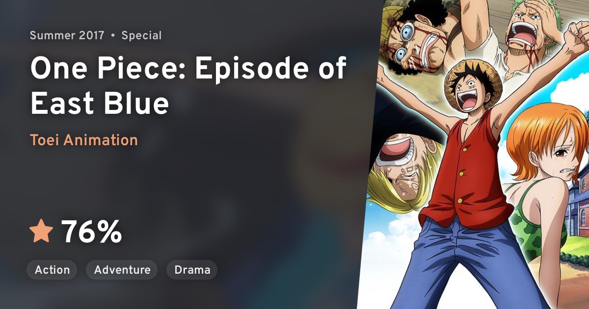 The words that gold roger, the king of the pirates, uttered just before his . One Piece Episode Of East Blue Luffy To 4 Nin No Nakama No Daibouken One Piece Episode Of East Blue Anilist