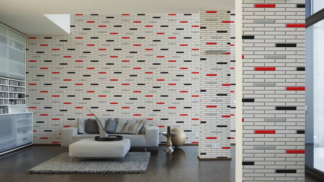 Some of the most important and tasty foods in your diet are the color red! A S Creation Wallpaper Tile Black Cream Red 342783